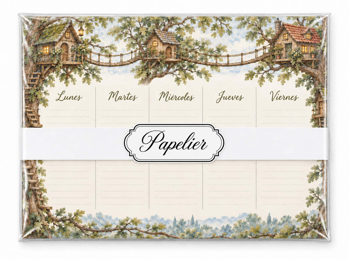 Planner Semanal Casas en los Árboles (para 6 meses)