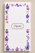 Block de notas Cristales