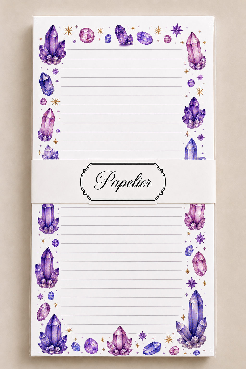 Block de notas Cristales