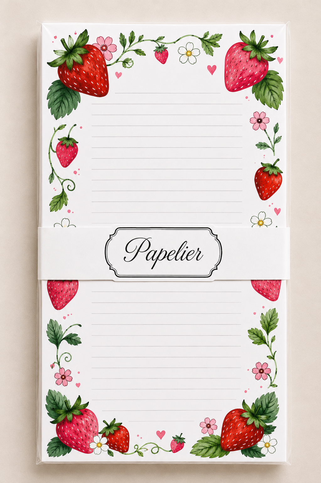 Block de notas Frutillas