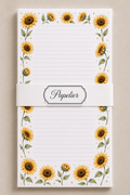 Block de notas Girasoles