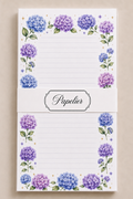 Block de notas Hortensias