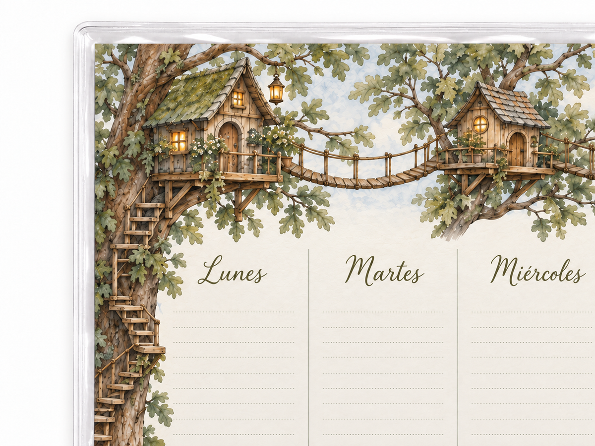 Planner Semanal Casas en los Árboles (para 6 meses)