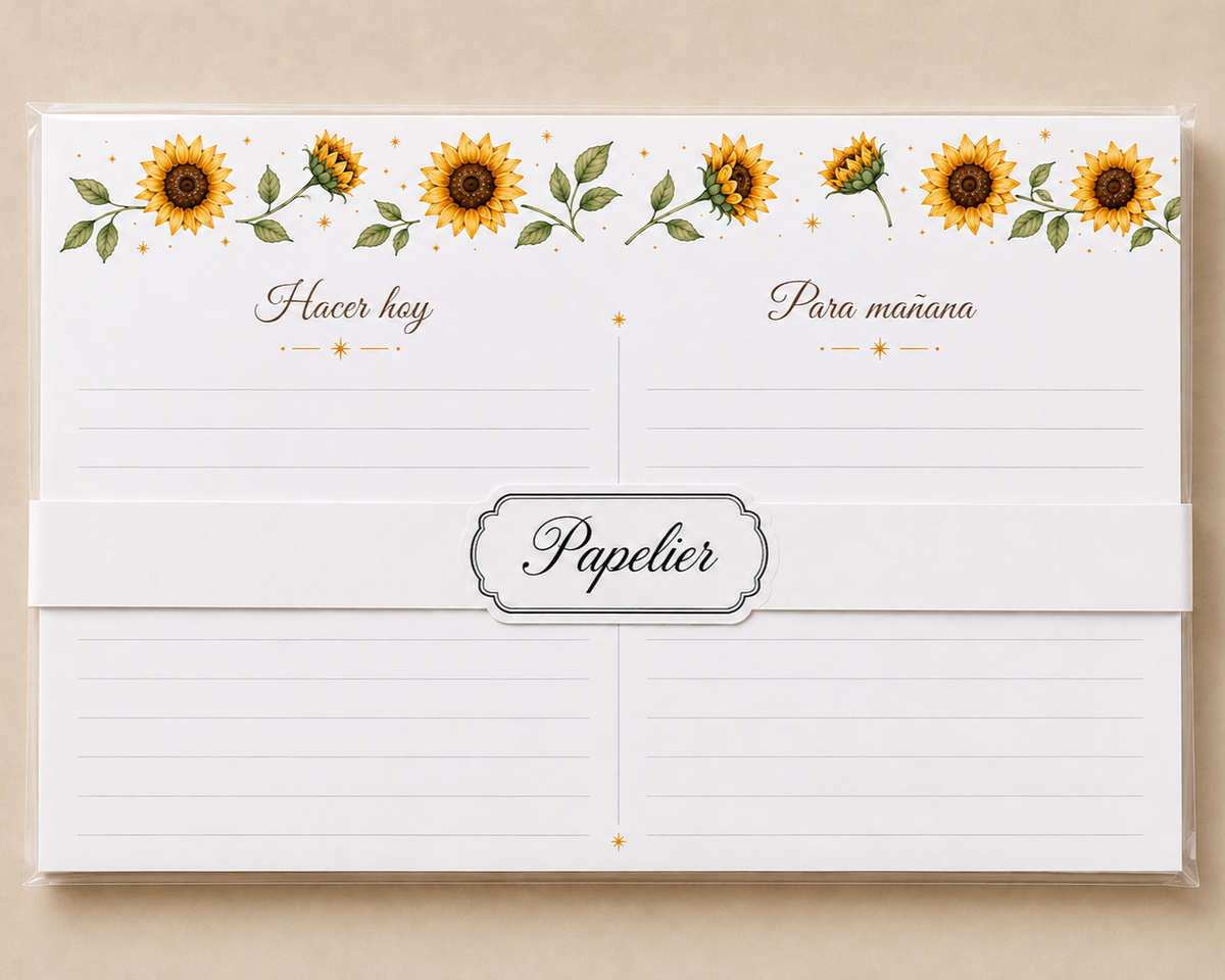 Planner de Prioridades Girasoles